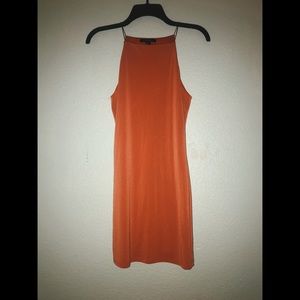Burnt Orange Shift Dress